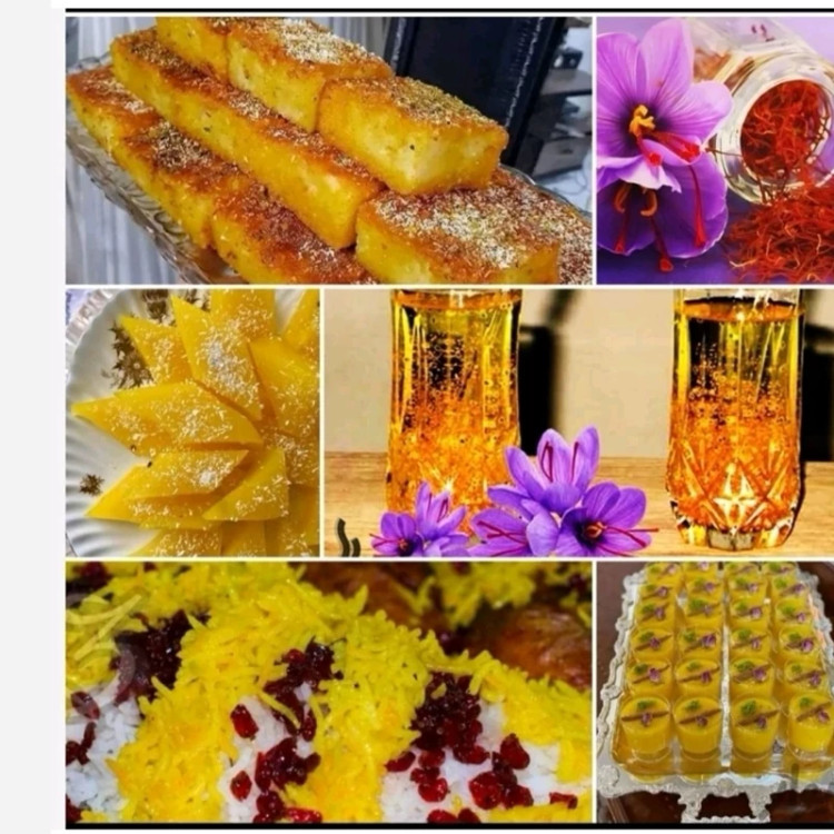 پک پنجاه تایی پودر زعفران امیر مهدی با کیفیت اصلی با لگوی زمرد