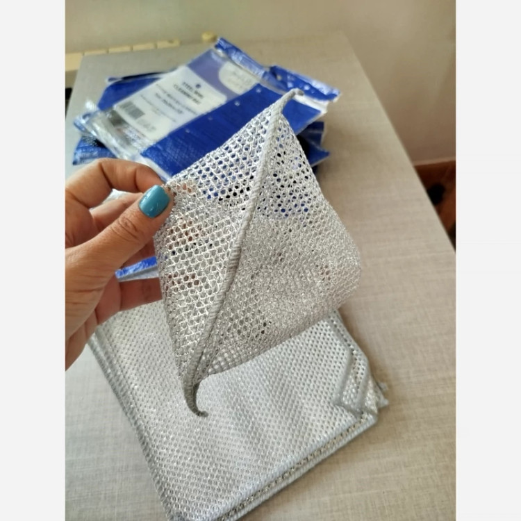 دستمال اسکاجی سیمی توری دولایه نانو کره ای