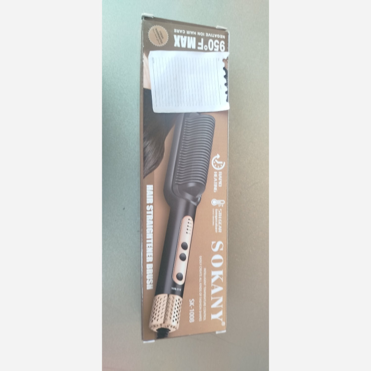 برس حرارتی صاف کننده مو سوکانی اصلی مدل SK-1008