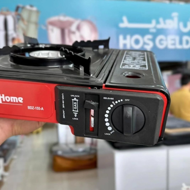 اجاق گاز دو کاره مسافرتی با جعبه هپی هوم جیهان و....